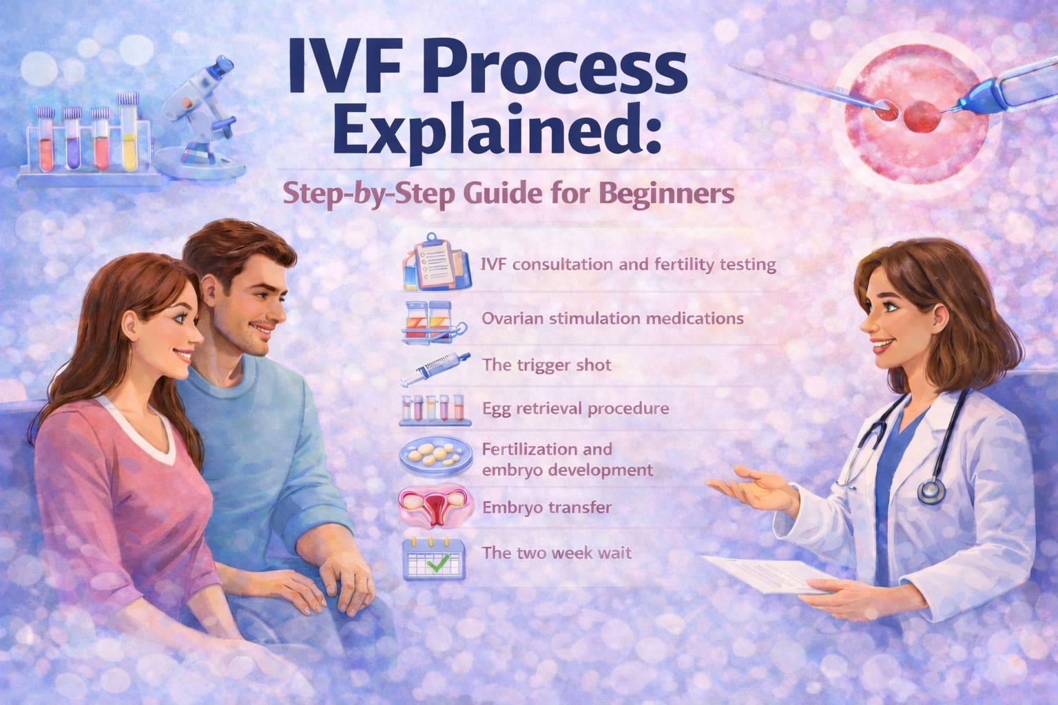 IVF Process Explained: Step-by-Step Guide for Beginners